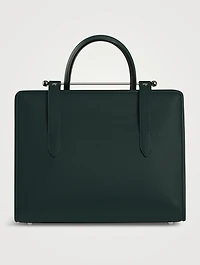Midi Leather Tote Bag