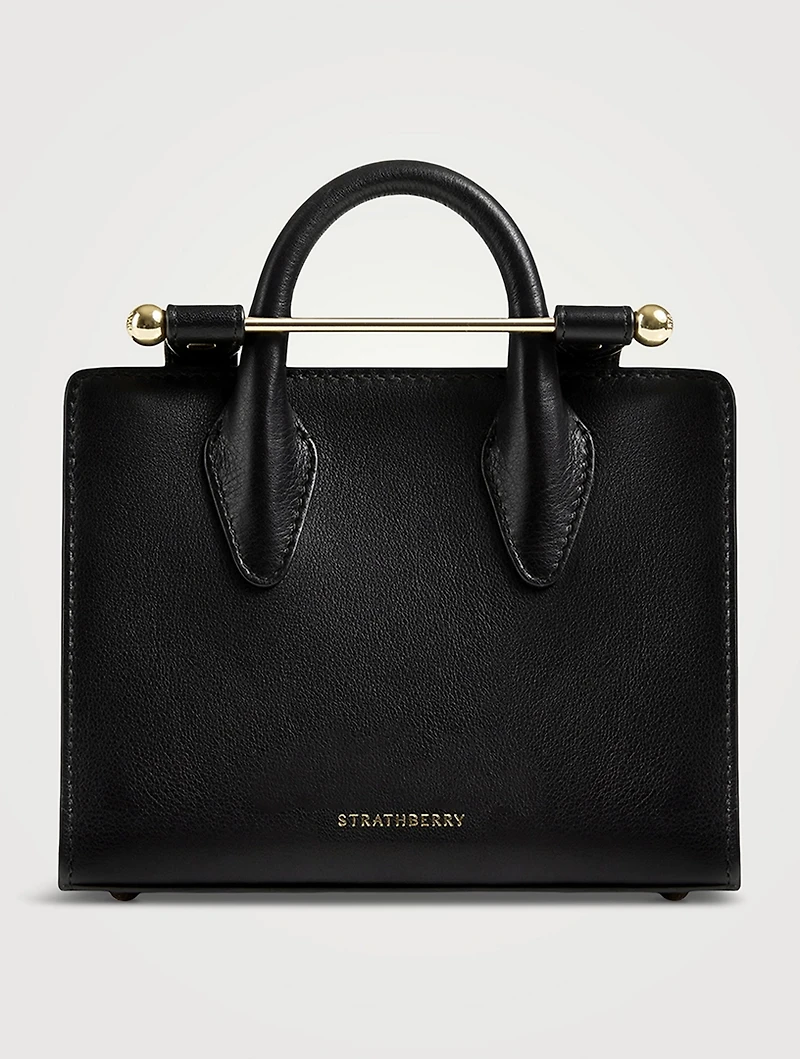 Leather Nano Tote Bag
