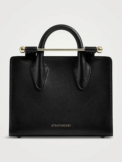Leather Nano Tote Bag