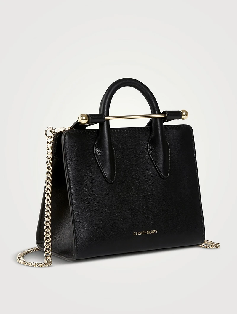 Leather Nano Tote Bag