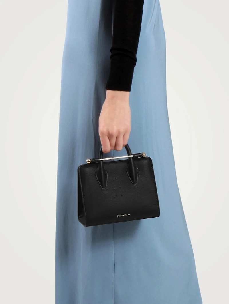 Leather Nano Tote Bag