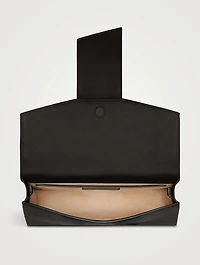 Mini Crescent Leather Shoulder Bag