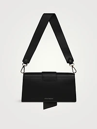 Mini Crescent Leather Shoulder Bag