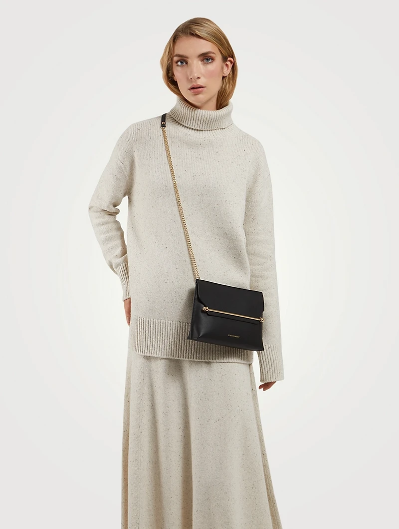Stylist Leather Crossbody Bag