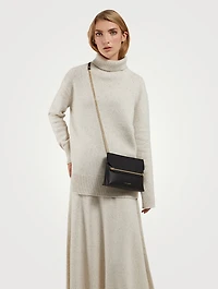 Stylist Leather Crossbody Bag