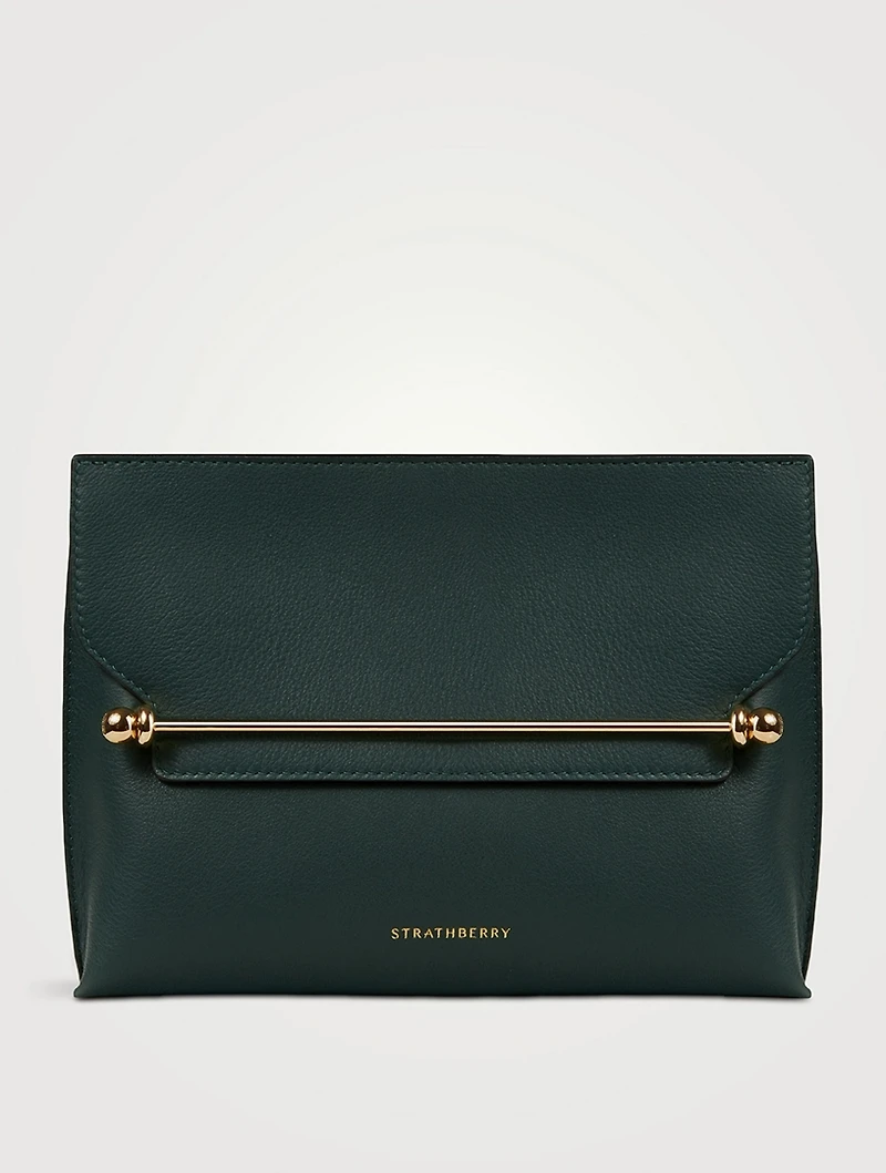 Stylist Leather Clutch