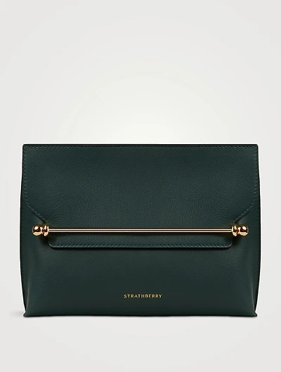 Stylist Leather Clutch