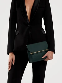 Stylist Leather Clutch