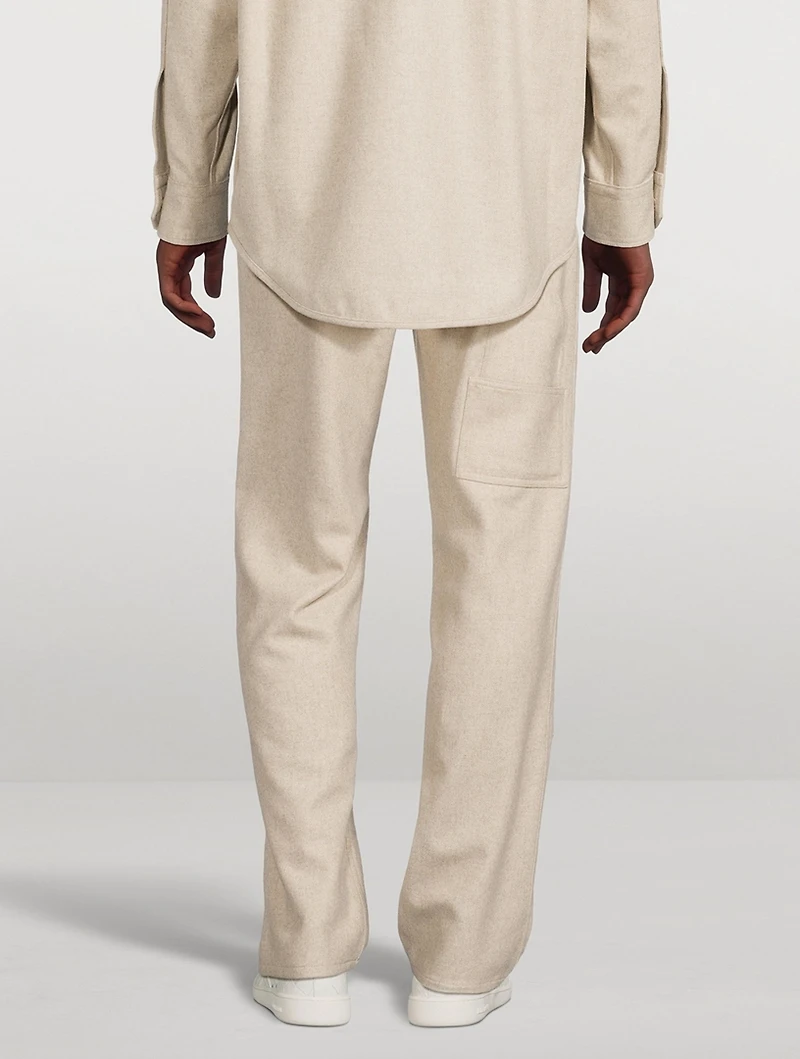 Wool-Blend Carpenter Pants