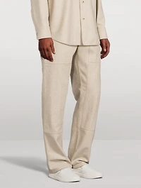 Wool-Blend Carpenter Pants