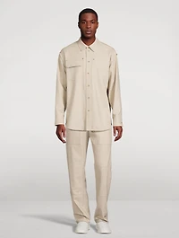 Wool-Blend Carpenter Pants