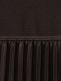Pleated Midi Dress