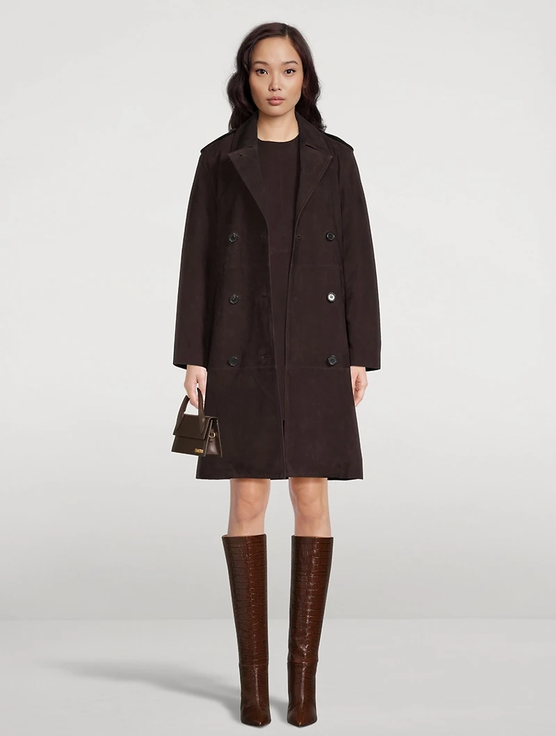 Suede Shift Dress