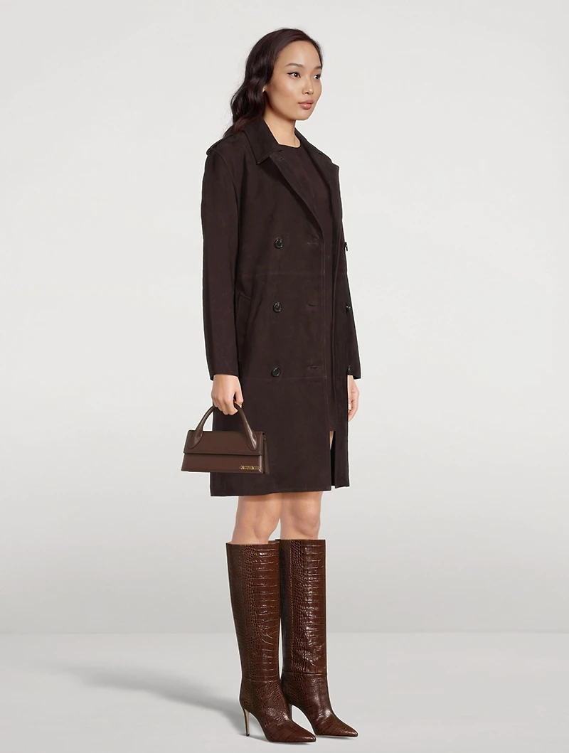 Suede Shift Dress