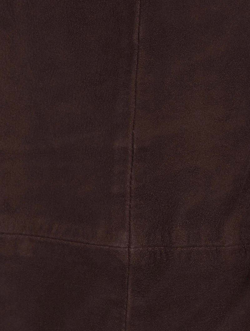 Suede Shift Dress