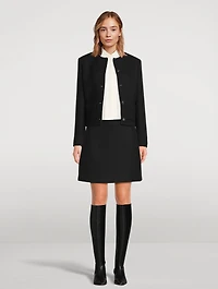 Cropped Tweed Jacket