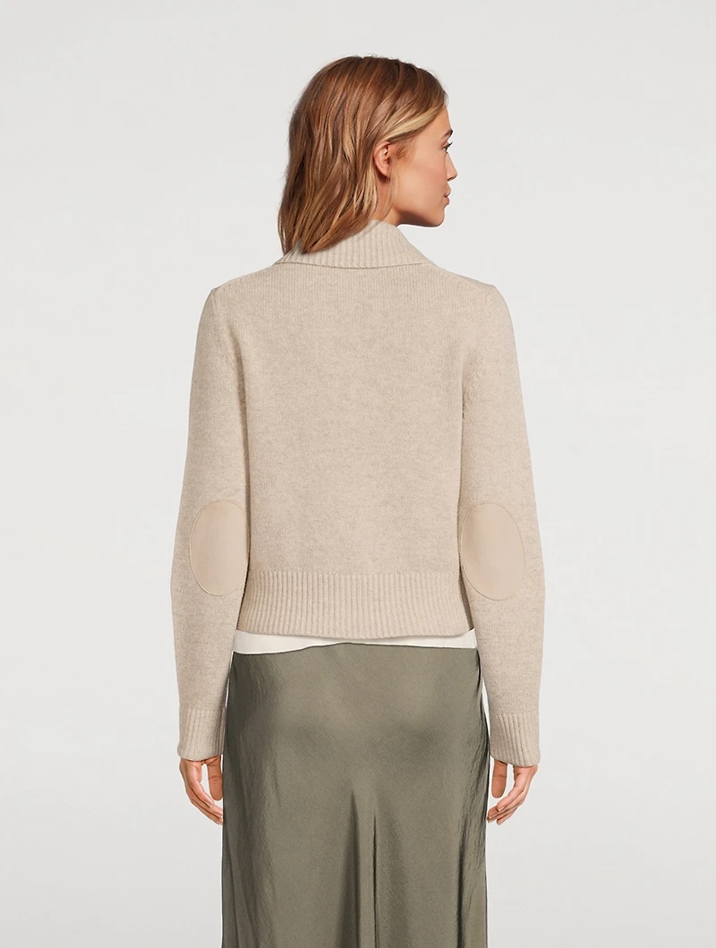 Shawl-Collar Cashmere Cardigan