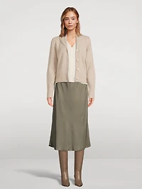 Shawl-Collar Cashmere Cardigan