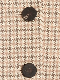 Cropped Jacket Houndstooth Print