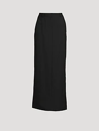Wool Maxi Skirt