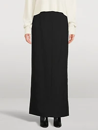 Wool Maxi Skirt