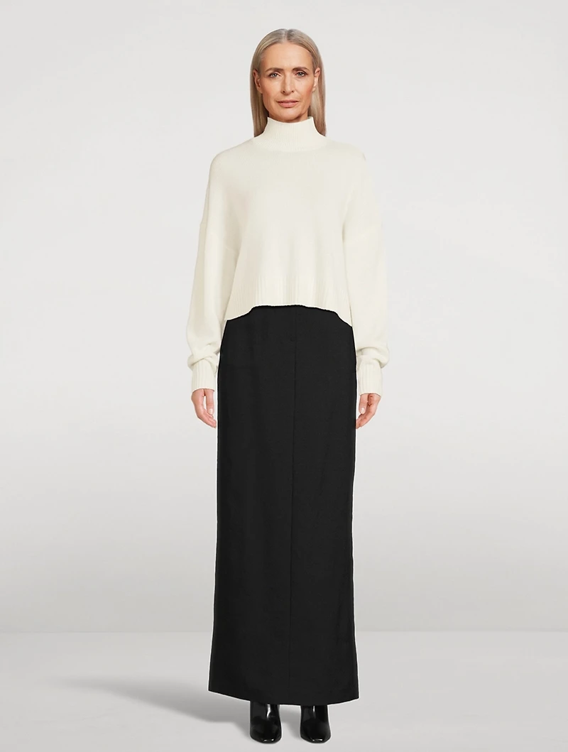 Wool Maxi Skirt
