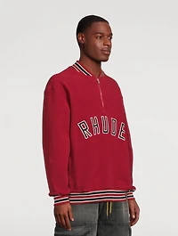 Quarter-Zip Varsity Sweatshirt