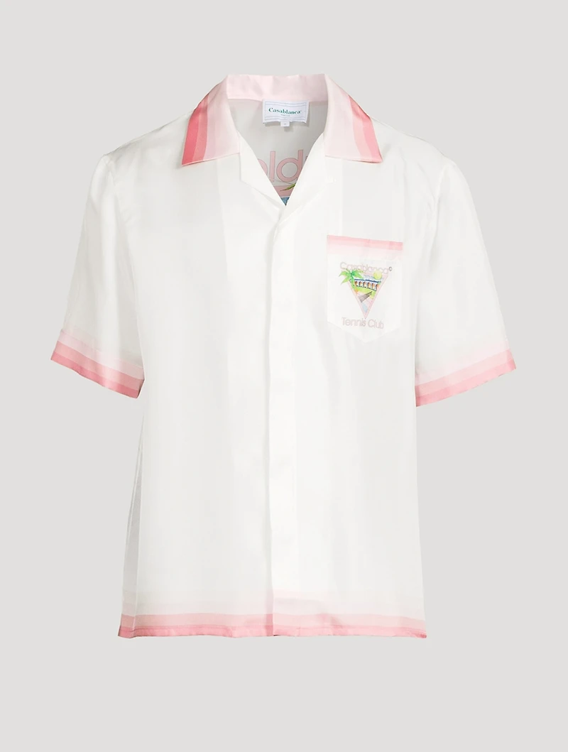 Tennis Club Icon Silk Shirt