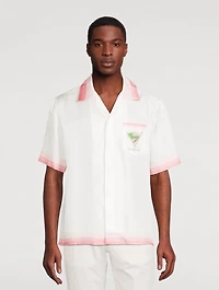 Tennis Club Icon Silk Shirt