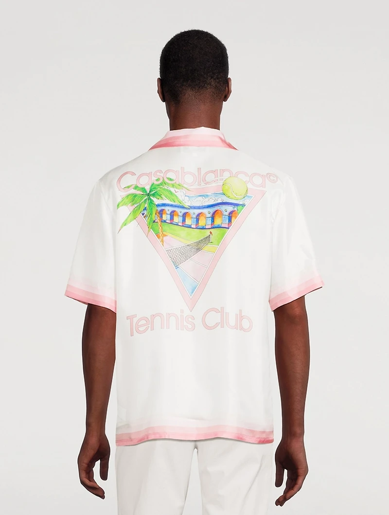 Tennis Club Icon Silk Shirt