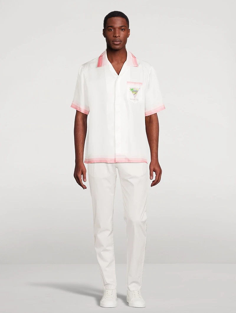 Tennis Club Icon Silk Shirt