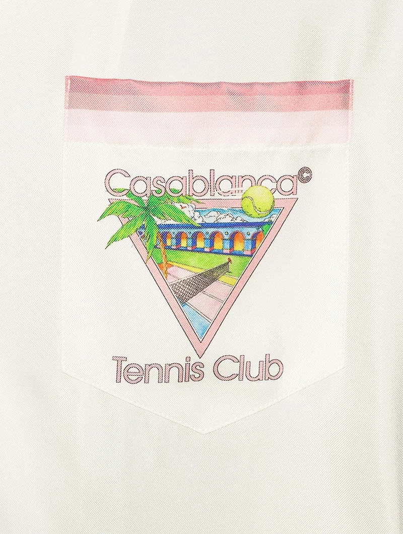 Tennis Club Icon Silk Shirt