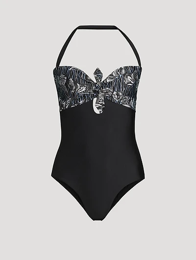 Strapless One-Piece Swimsuit