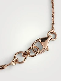 Rose Gold Duo Bracelet With Gems