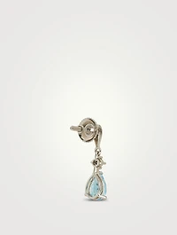 Gold Gem Drop Earrings