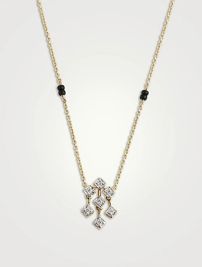 Adveta Gold Mangalsutra Necklace With Gems