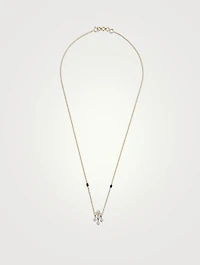 Adveta Gold Mangalsutra Necklace With Gems