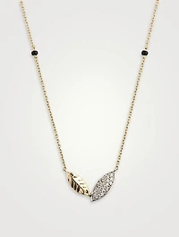 Lisha Gold Mangalsutra Necklace With Gems