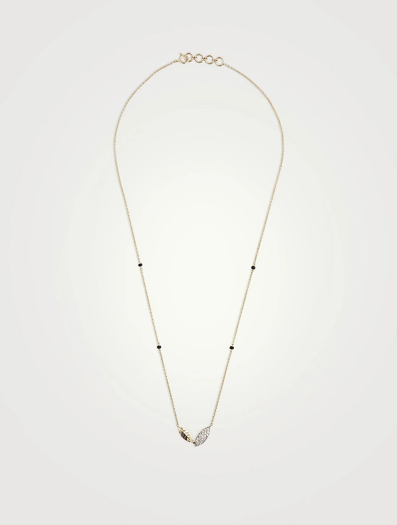 Lisha Gold Mangalsutra Necklace With Gems
