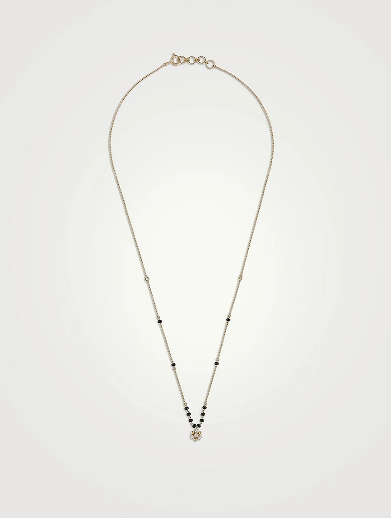Archa Gold Mangalsutra Necklace With Gems