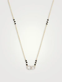 Netra Gold Mangalsutra Necklace With Gems