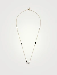 Netra Gold Mangalsutra Necklace With Gems