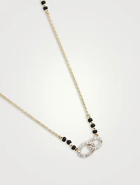 Netra Gold Mangalsutra Necklace With Gems