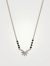 Tania Gold Mangalsutra Necklace With Gems