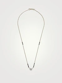 Tania Gold Mangalsutra Necklace With Gems