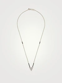 Asna Gold Mangalsutra Necklace With Gems