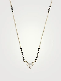 Pariza Gold Mangalsutra Necklace With Gems