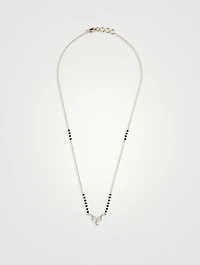 Pariza Gold Mangalsutra Necklace With Gems
