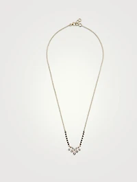 Panya Gold Mangalsutra Necklace With Gems