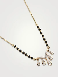 Panya Gold Mangalsutra Necklace With Gems